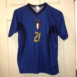Men’s Andrea Pirlo Italian national soccer Jersey